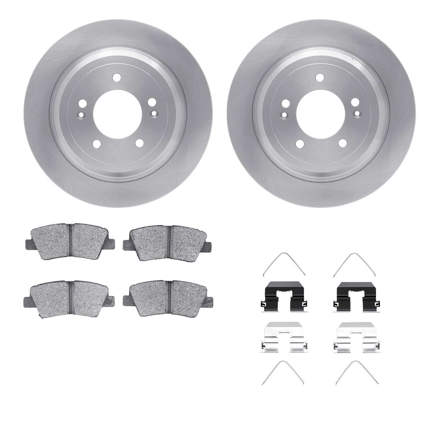 Dynamic Friction Company Disc Brake Pad and Rotor / Drum Brake Shoe and Drum Kit 6312-21047