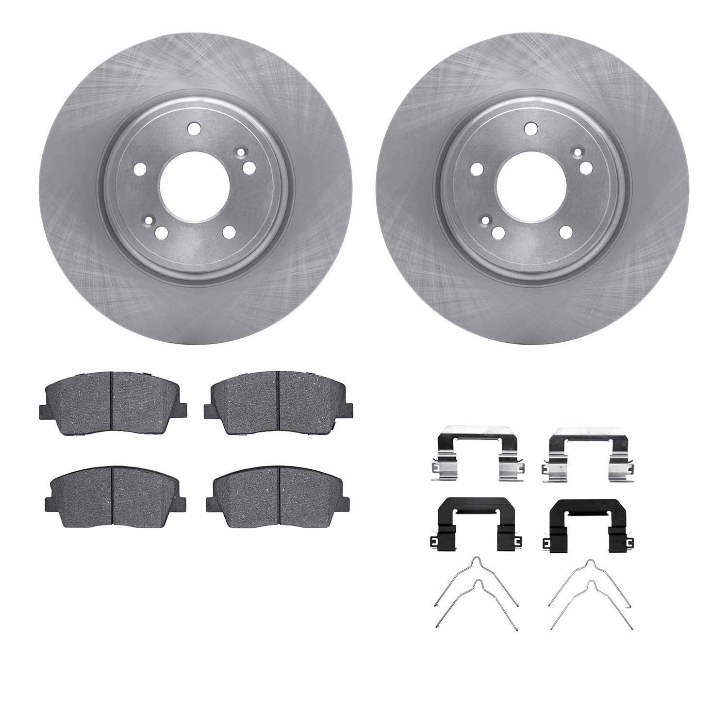 Dynamic Friction Company Disc Brake Pad and Rotor / Drum Brake Shoe and Drum Kit 6312-21048