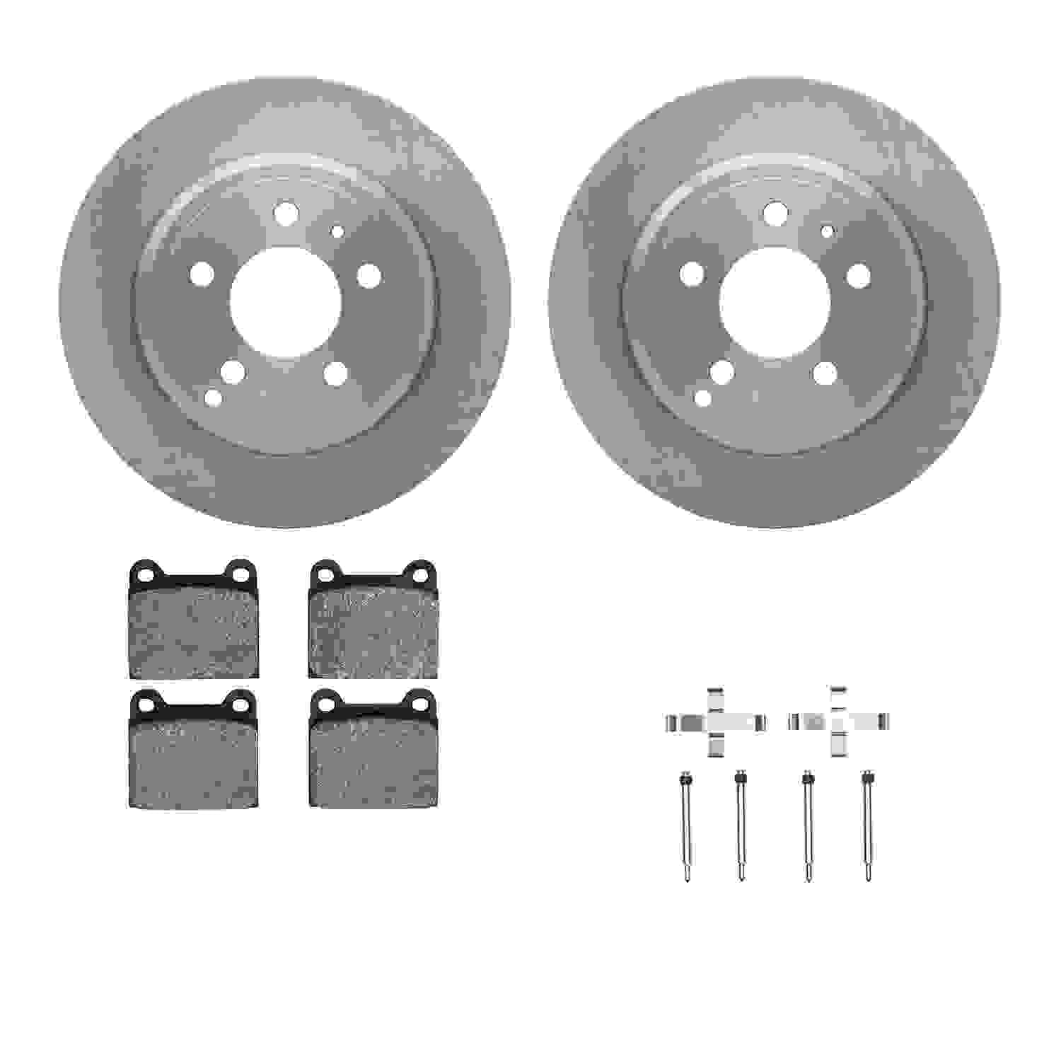 Dynamic Friction Company Disc Brake Pad and Rotor / Drum Brake Shoe and Drum Kit 6312-27003