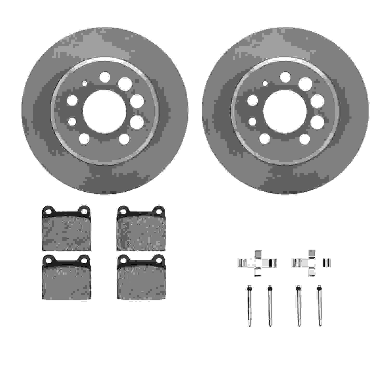 Dynamic Friction Company Disc Brake Pad and Rotor / Drum Brake Shoe and Drum Kit 6312-27005