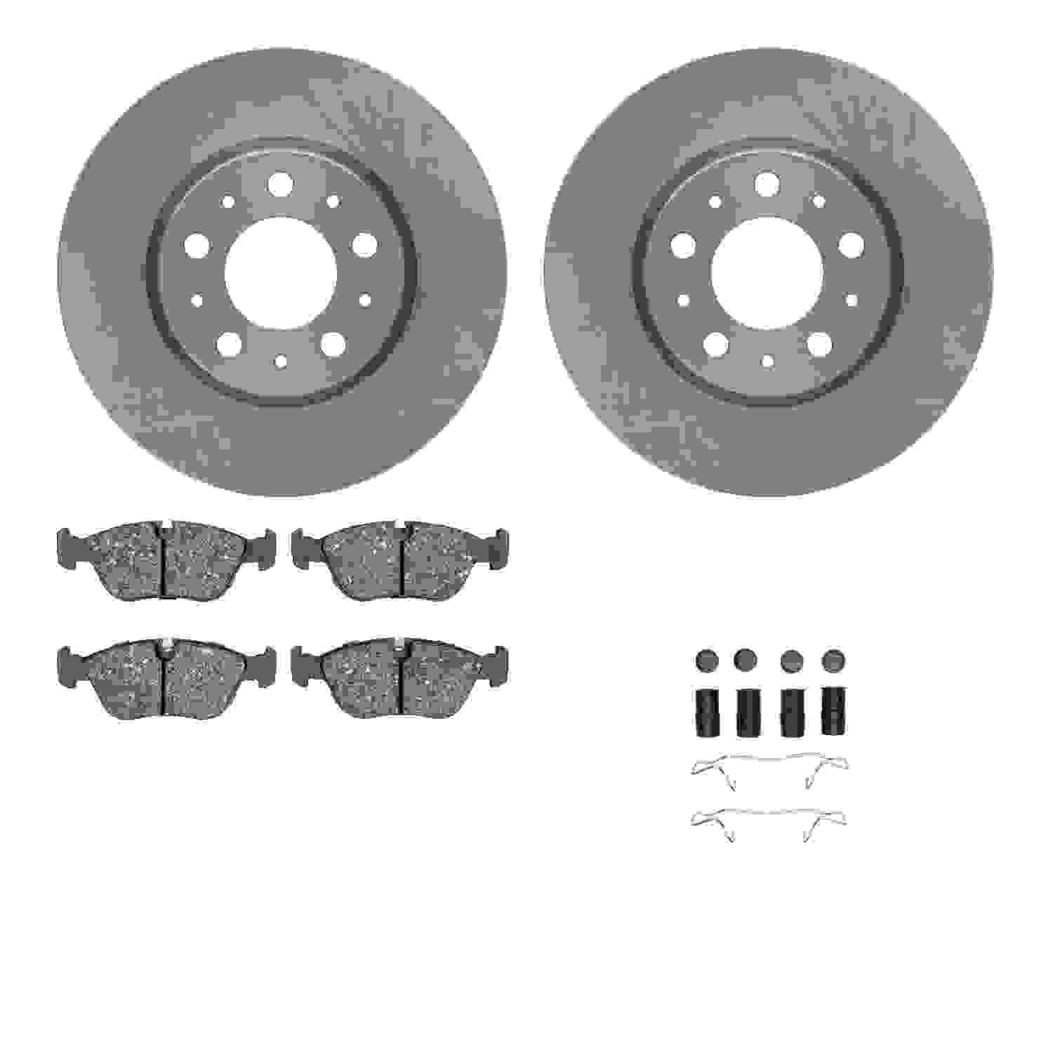 Dynamic Friction Company Disc Brake Pad and Rotor / Drum Brake Shoe and Drum Kit 6312-27045