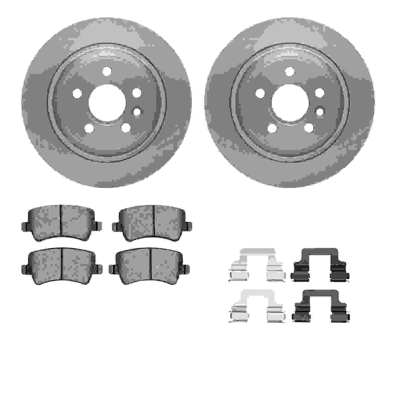 Dynamic Friction Company Disc Brake Pad and Rotor / Drum Brake Shoe and Drum Kit 6312-27061