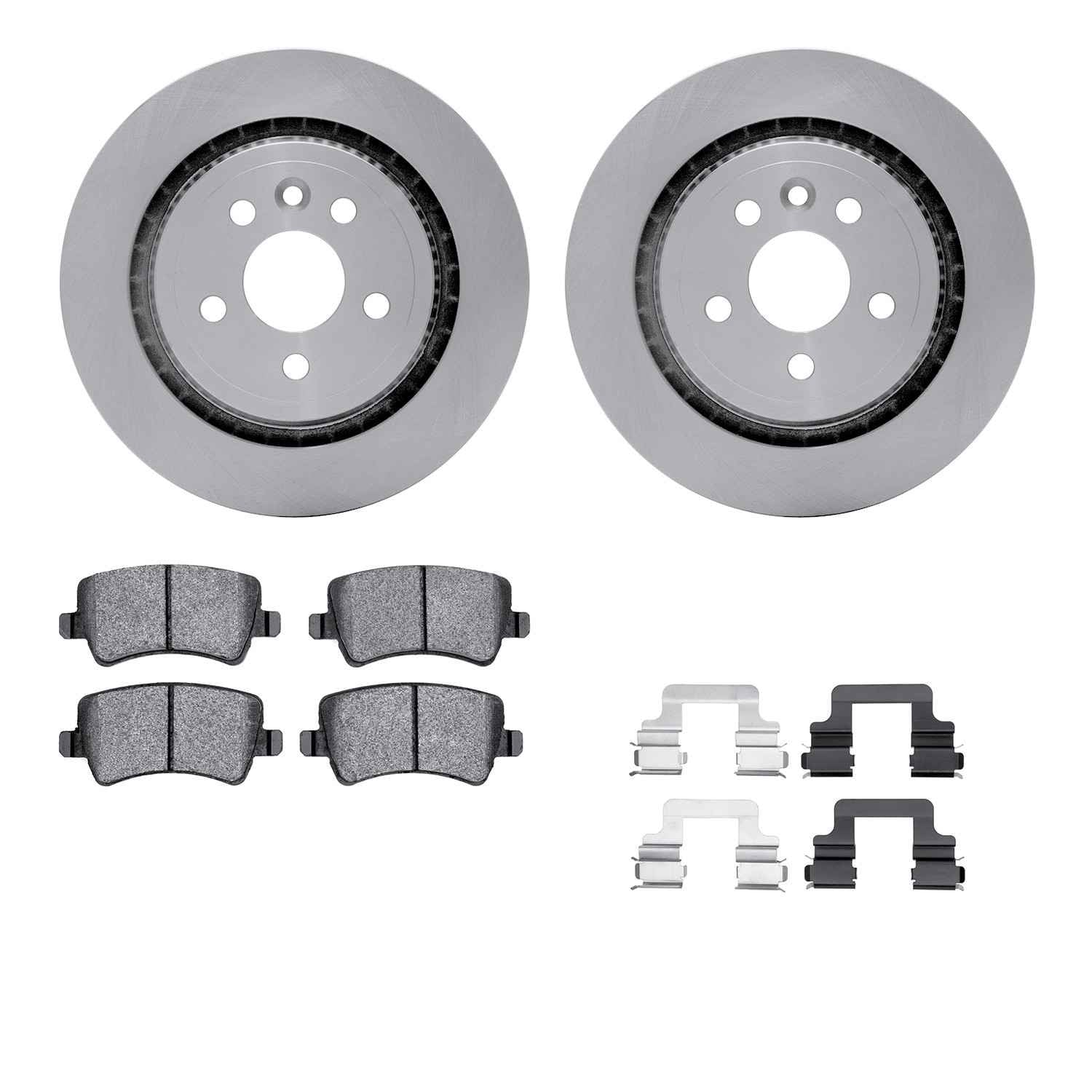 Dynamic Friction Company Disc Brake Pad and Rotor / Drum Brake Shoe and Drum Kit 6312-27062