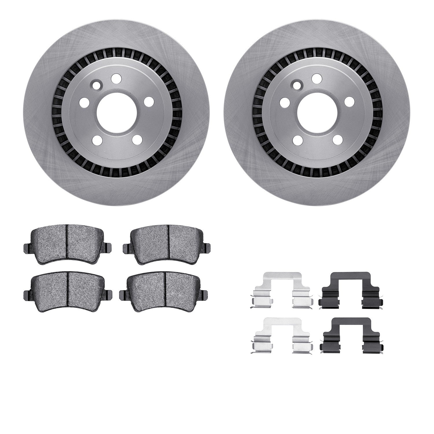 Dynamic Friction Company Disc Brake Pad and Rotor / Drum Brake Shoe and Drum Kit 6312-27064