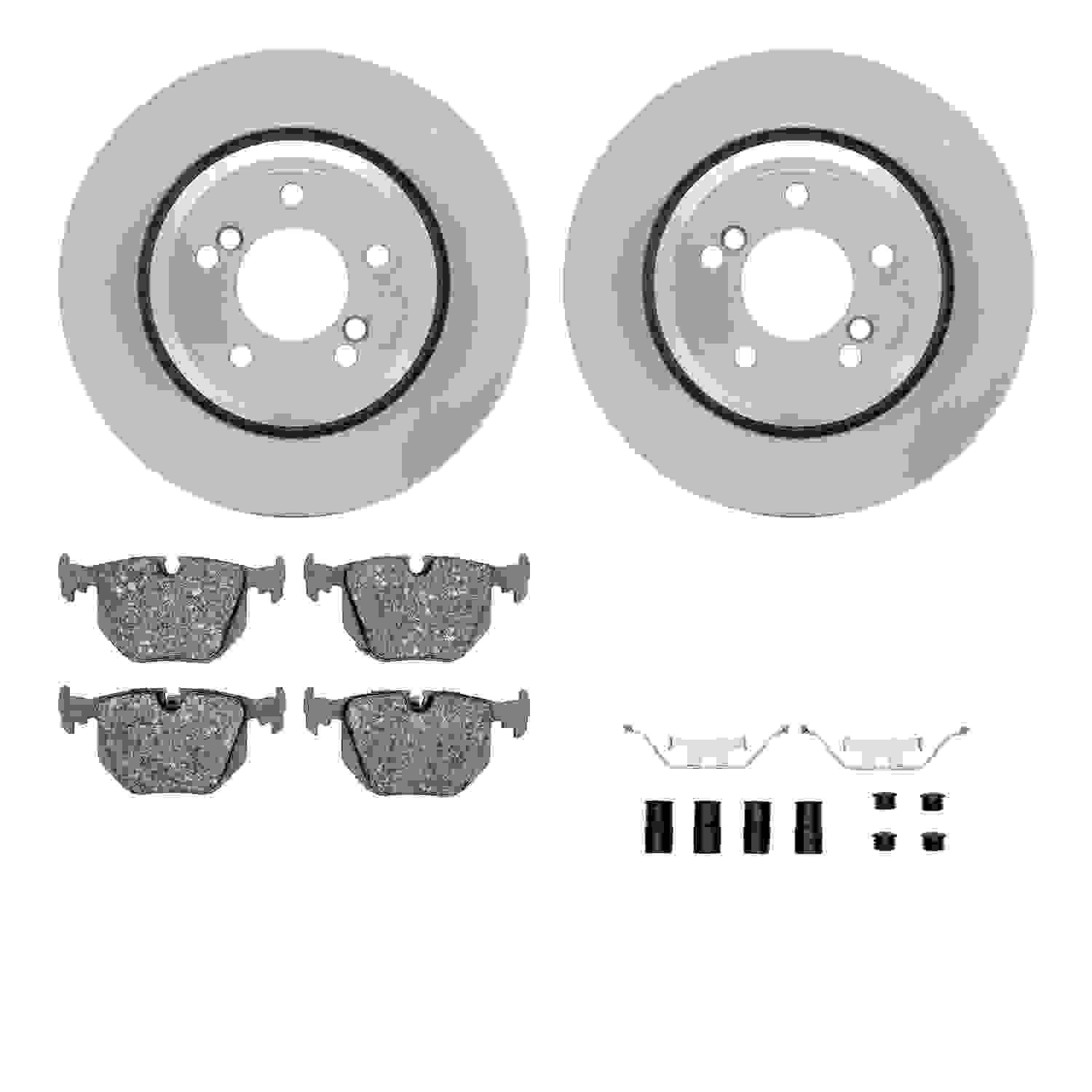 Dynamic Friction Company Disc Brake Pad and Rotor / Drum Brake Shoe and Drum Kit 6312-31050