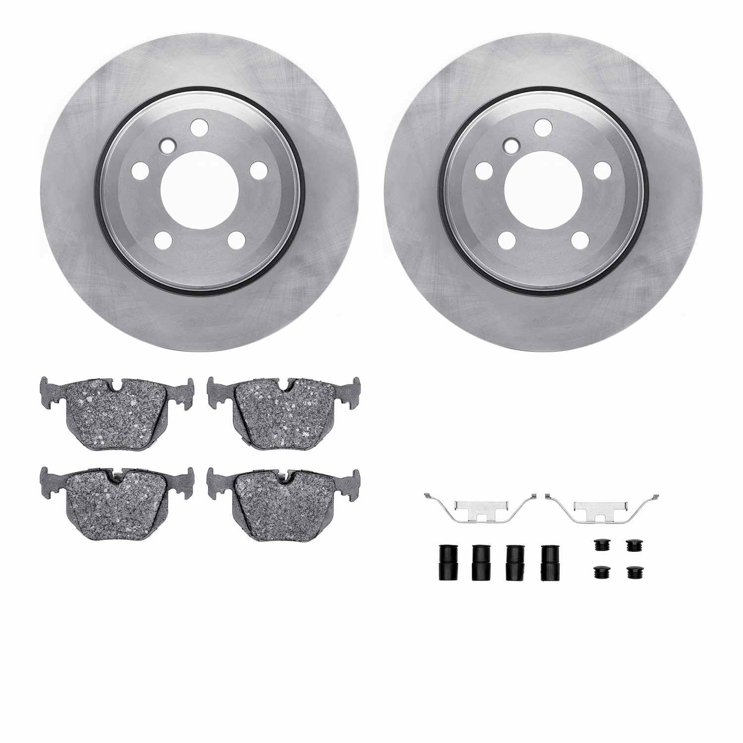 Dynamic Friction Company Disc Brake Pad and Rotor / Drum Brake Shoe and Drum Kit 6312-31054