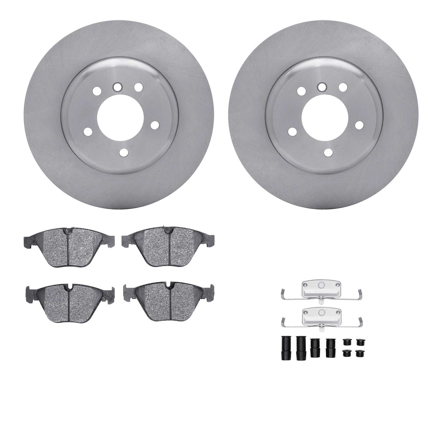 Dynamic Friction Company Disc Brake Pad and Rotor / Drum Brake Shoe and Drum Kit 6312-31073