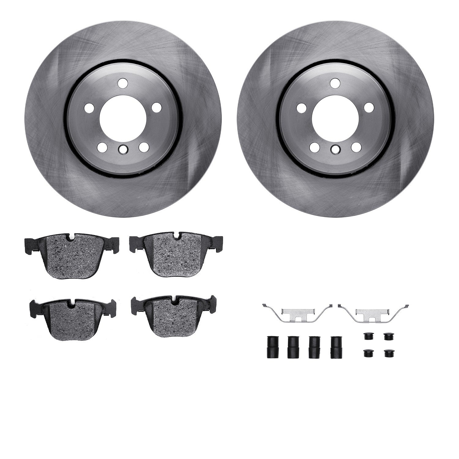 Dynamic Friction Company Disc Brake Pad and Rotor / Drum Brake Shoe and Drum Kit 6312-31074