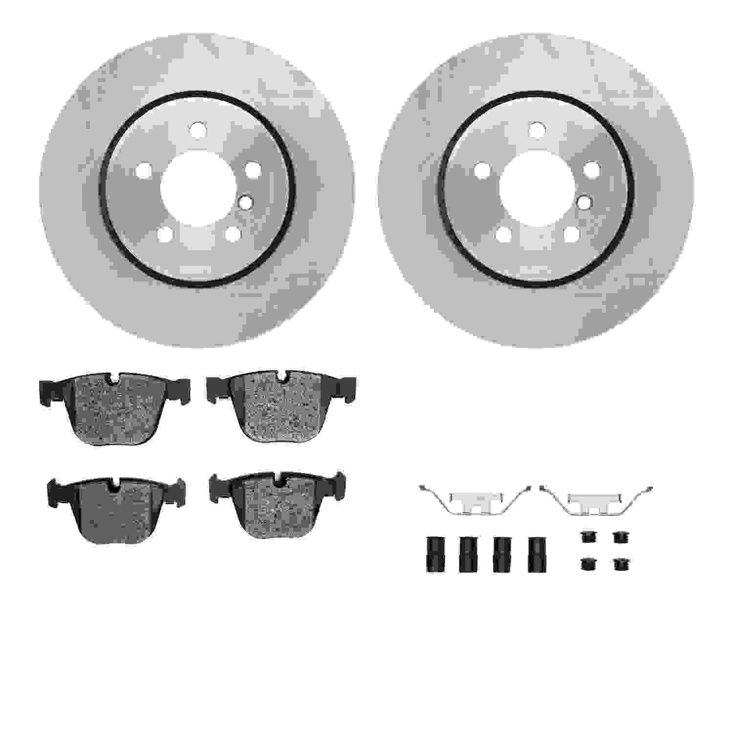 Dynamic Friction Company Disc Brake Pad and Rotor / Drum Brake Shoe and Drum Kit 6312-31076