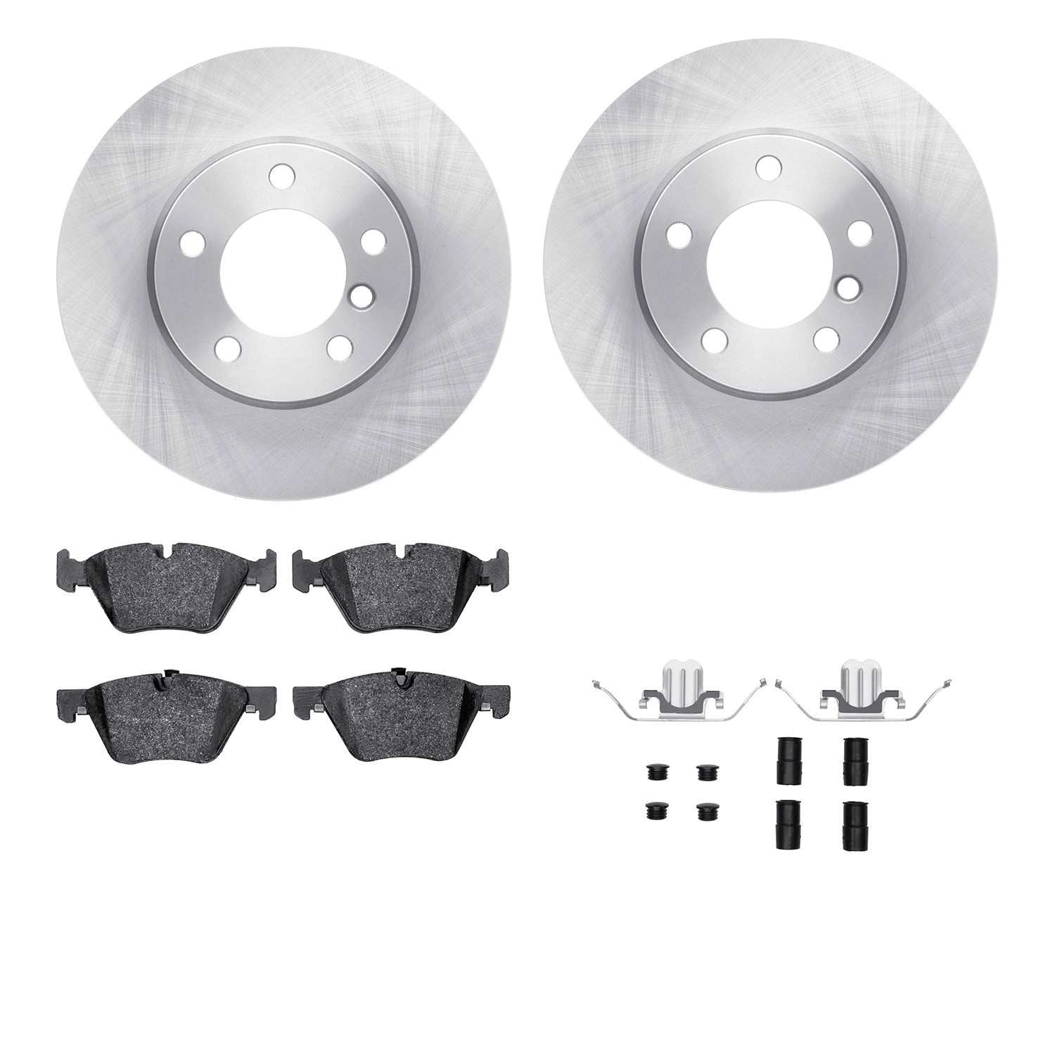 Dynamic Friction Company Disc Brake Pad and Rotor / Drum Brake Shoe and Drum Kit 6312-31086