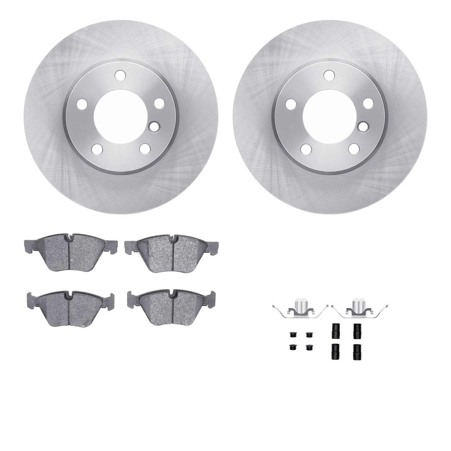 Dynamic Friction Company Disc Brake Pad and Rotor / Drum Brake Shoe and Drum Kit 6312-31089