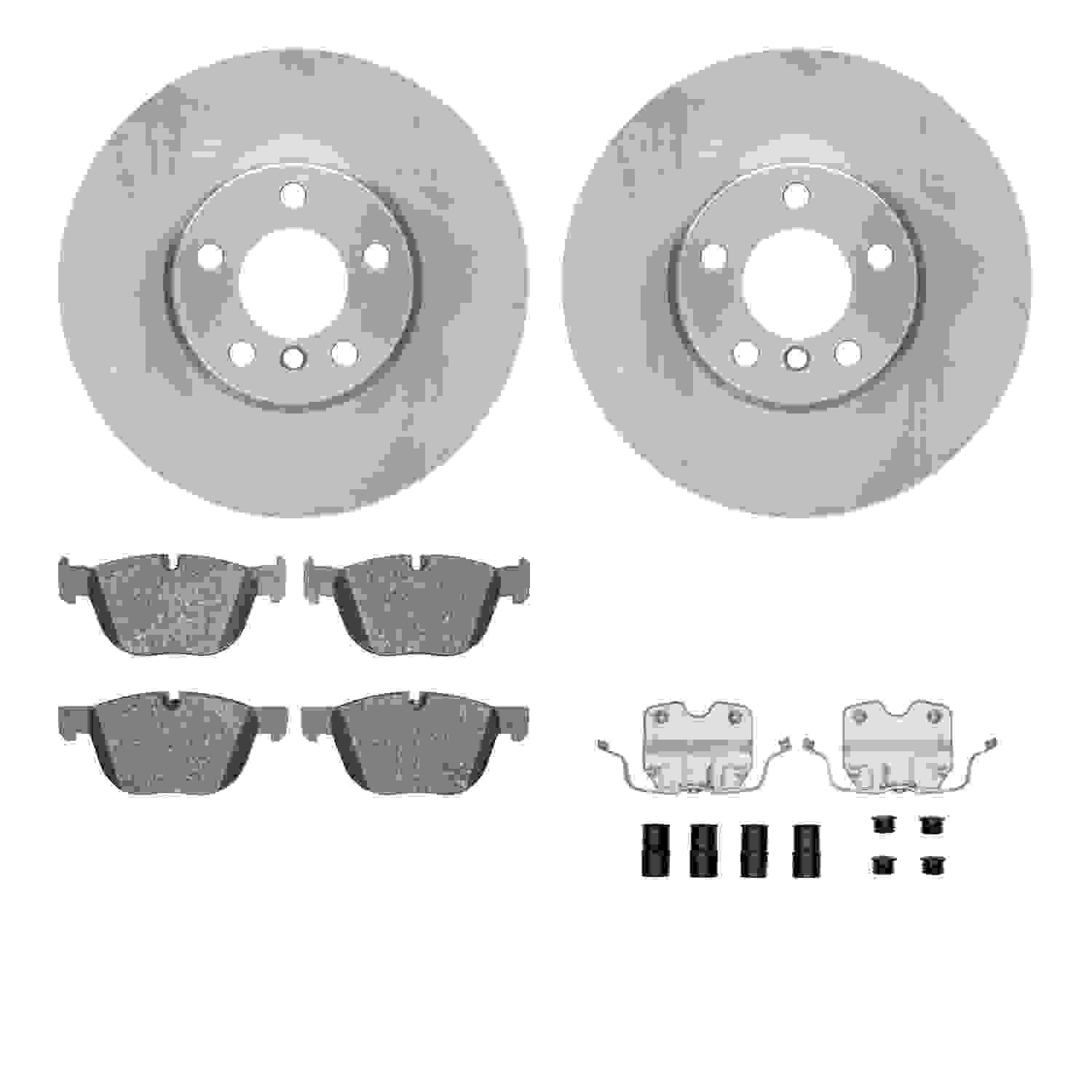 Dynamic Friction Company Disc Brake Pad and Rotor / Drum Brake Shoe and Drum Kit 6312-31097