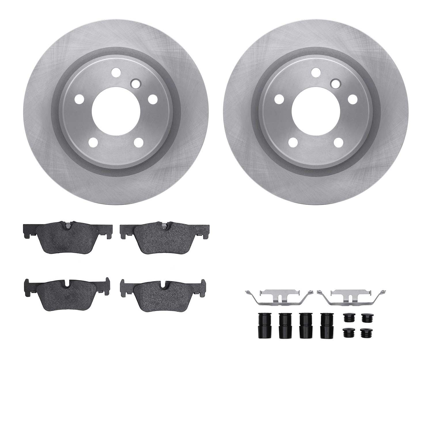 Dynamic Friction Company Disc Brake Pad and Rotor / Drum Brake Shoe and Drum Kit 6312-31128