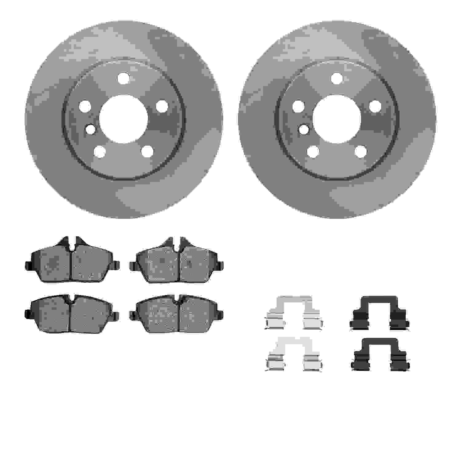 Dynamic Friction Company Disc Brake Pad and Rotor / Drum Brake Shoe and Drum Kit 6312-32013