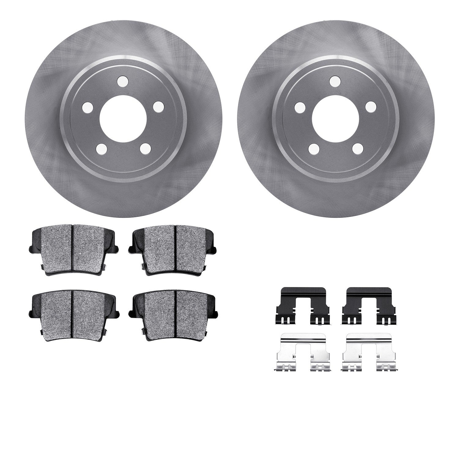 Dynamic Friction Company Disc Brake Pad and Rotor / Drum Brake Shoe and Drum Kit 6312-39034