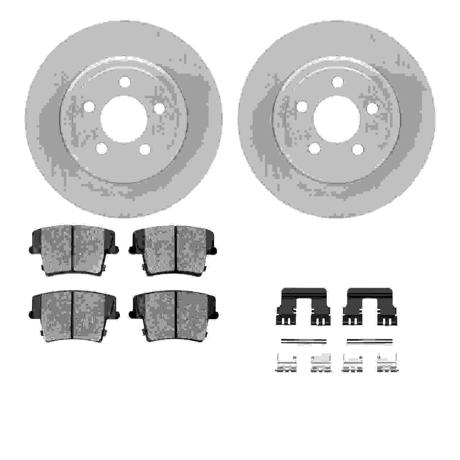 Dynamic Friction Company Disc Brake Pad and Rotor / Drum Brake Shoe and Drum Kit 6312-39035