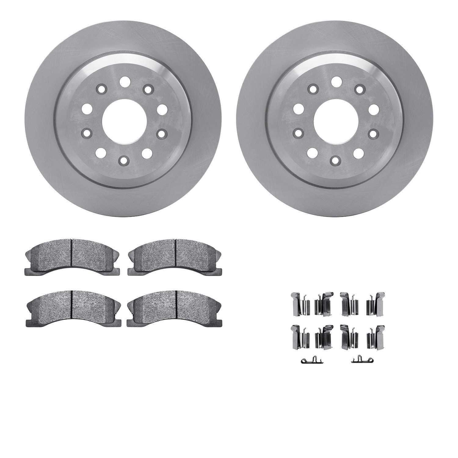 Dynamic Friction Company Disc Brake Pad and Rotor / Drum Brake Shoe and Drum Kit 6312-42024