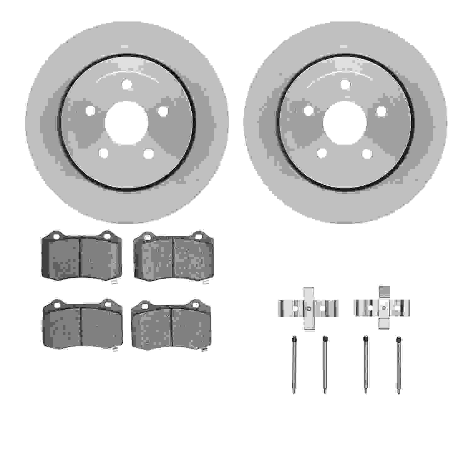 Dynamic Friction Company Disc Brake Pad and Rotor / Drum Brake Shoe and Drum Kit 6312-42026