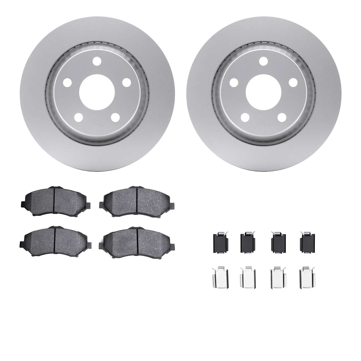 Dynamic Friction Company Disc Brake Pad and Rotor / Drum Brake Shoe and Drum Kit 6312-42036