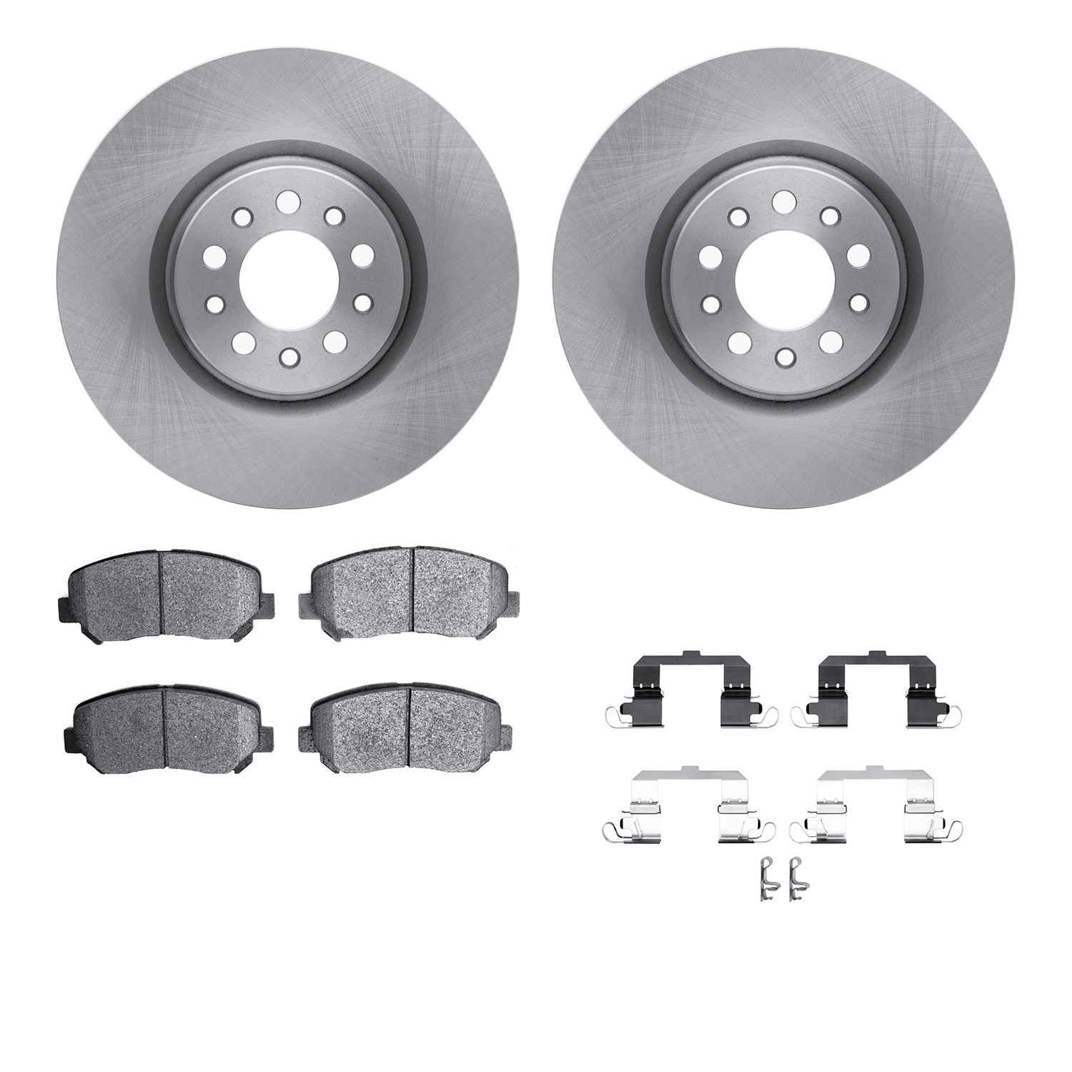 Dynamic Friction Company Disc Brake Pad and Rotor / Drum Brake Shoe and Drum Kit 6312-42045