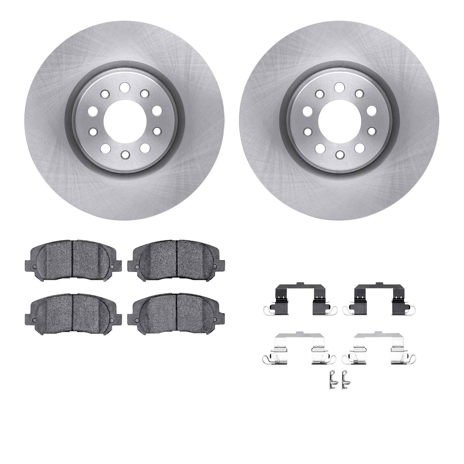 Dynamic Friction Company Disc Brake Pad and Rotor / Drum Brake Shoe and Drum Kit 6312-42046