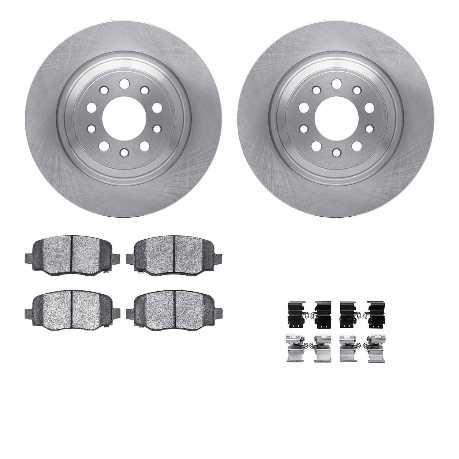 Dynamic Friction Company Disc Brake Pad and Rotor / Drum Brake Shoe and Drum Kit 6312-42048