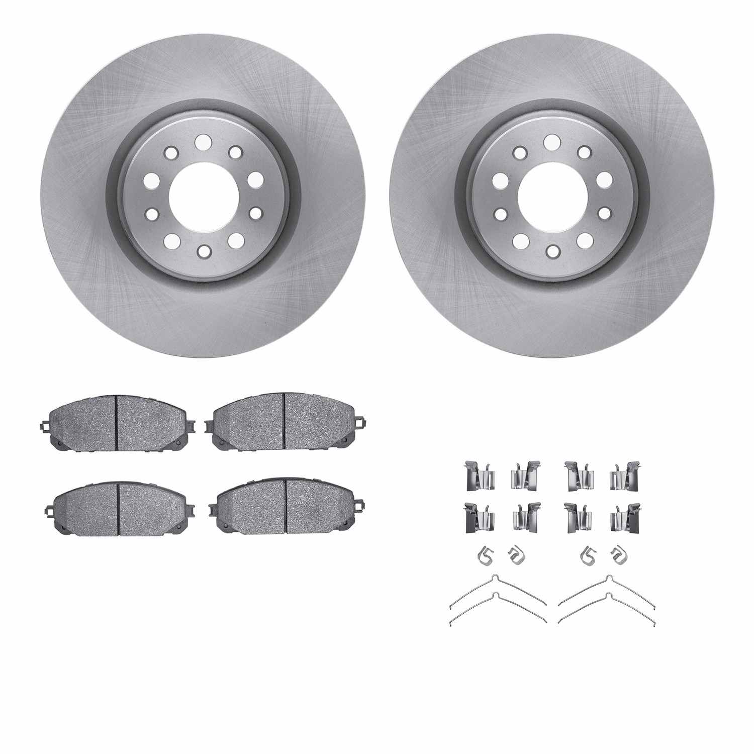 Dynamic Friction Company Disc Brake Pad and Rotor / Drum Brake Shoe and Drum Kit 6312-42052