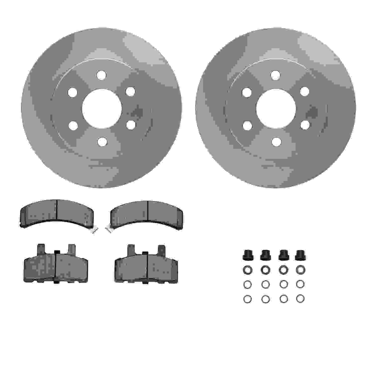 Dynamic Friction Company Disc Brake Pad and Rotor / Drum Brake Shoe and Drum Kit 6312-46007