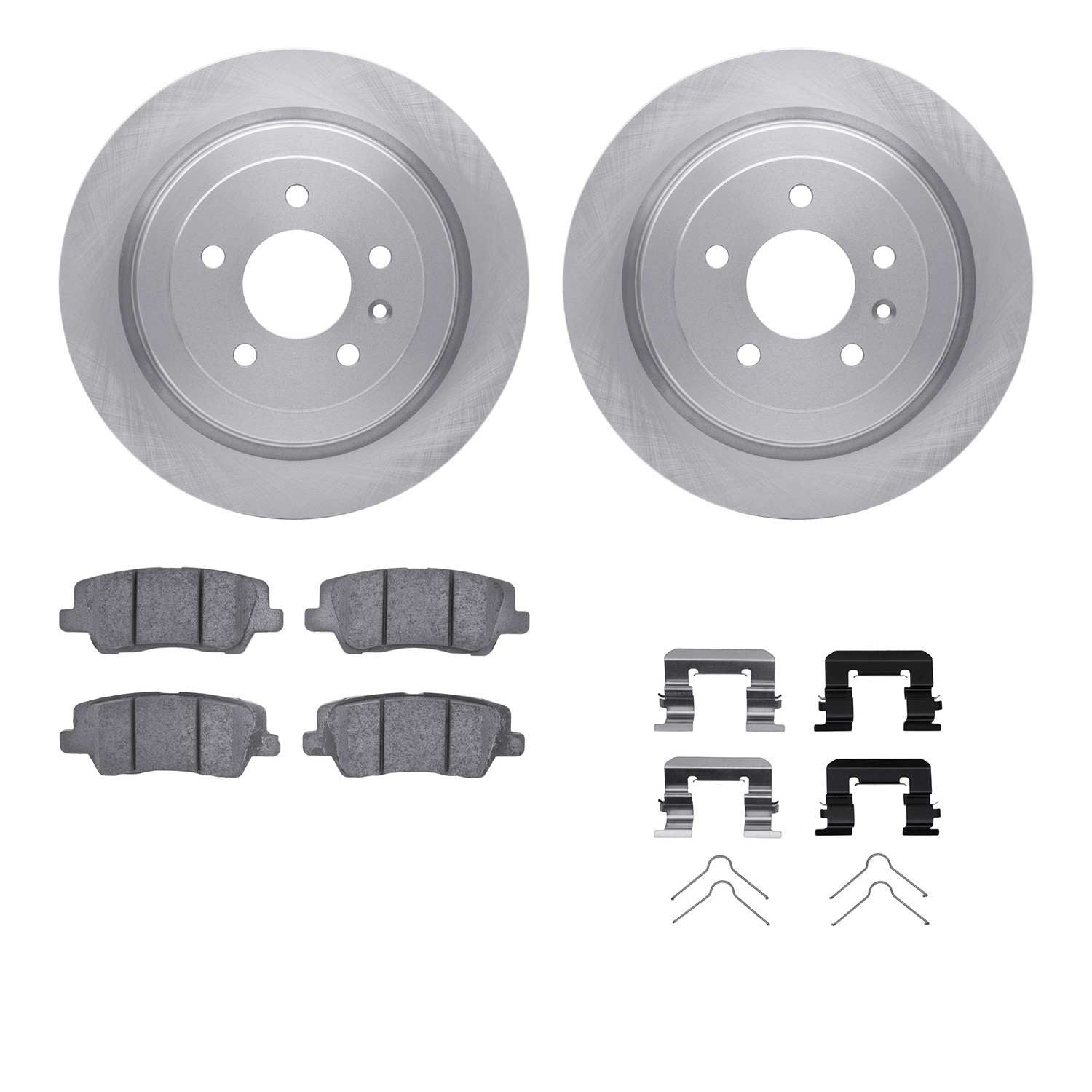 Dynamic Friction Company Disc Brake Pad and Rotor / Drum Brake Shoe and Drum Kit 6312-46060