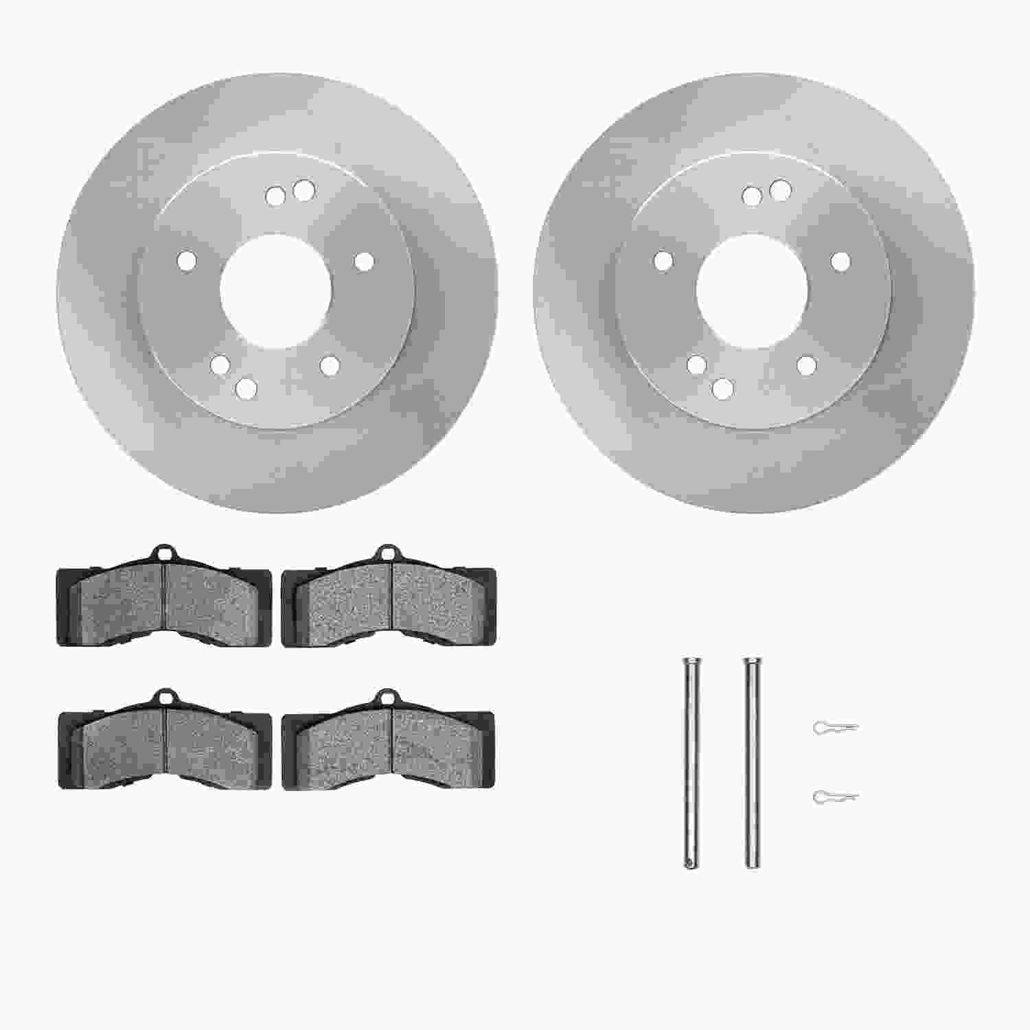 Dynamic Friction Company Disc Brake Pad and Rotor / Drum Brake Shoe and Drum Kit 6312-47002