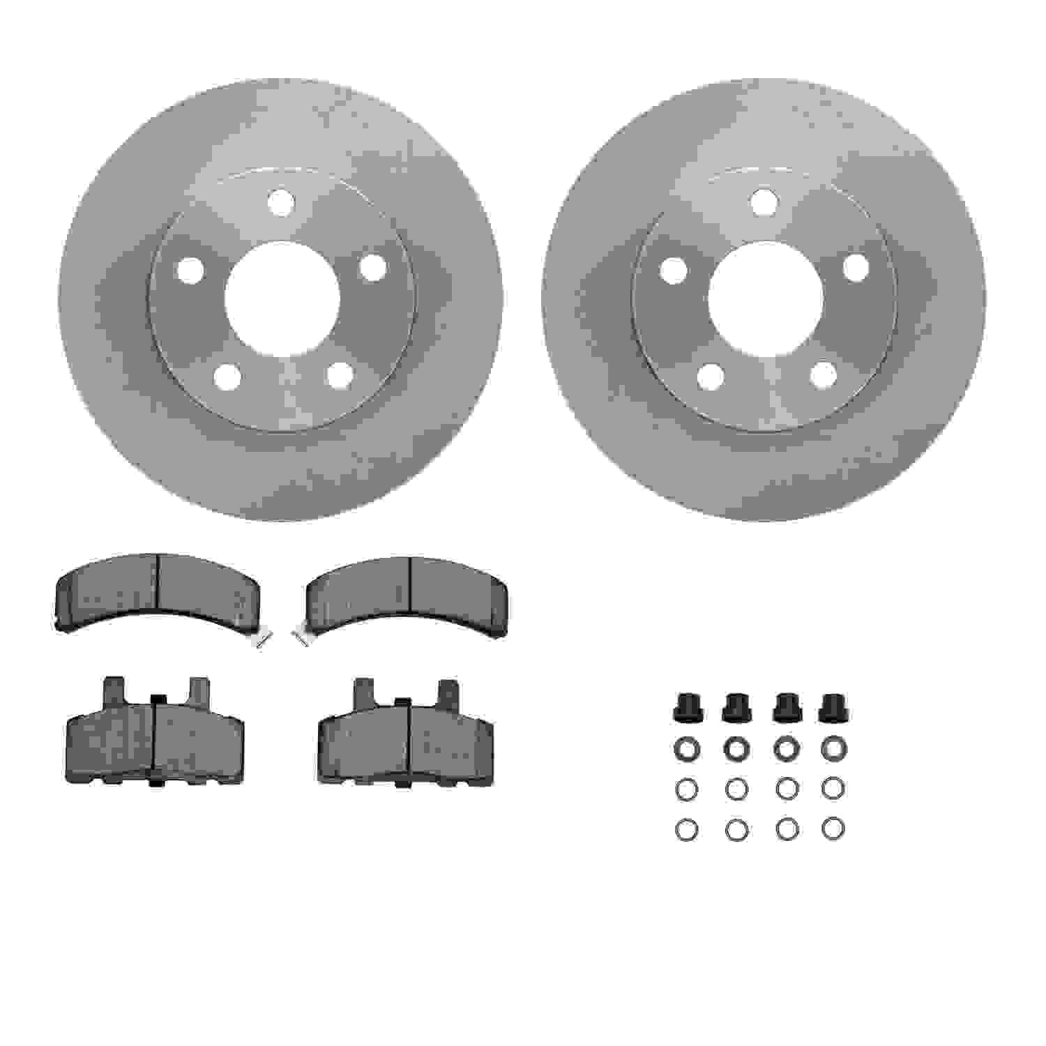 Dynamic Friction Company Disc Brake Pad and Rotor / Drum Brake Shoe and Drum Kit 6312-47027