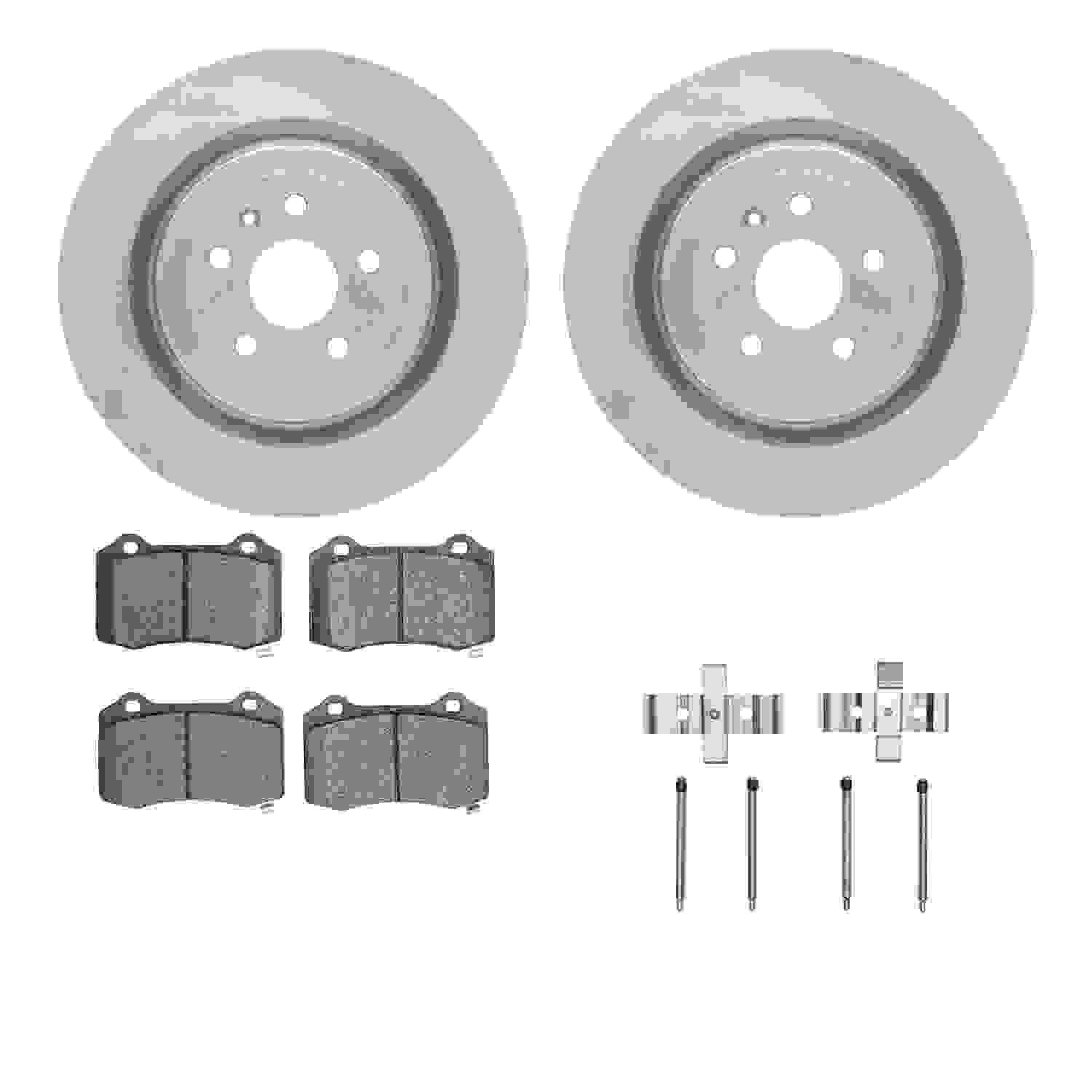 Dynamic Friction Company Disc Brake Pad and Rotor / Drum Brake Shoe and Drum Kit 6312-47054