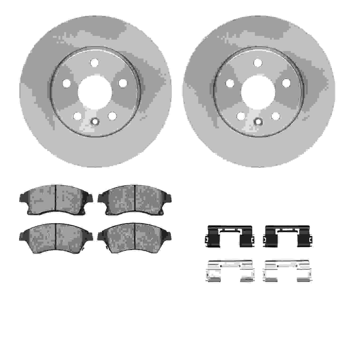 Dynamic Friction Company Disc Brake Pad and Rotor / Drum Brake Shoe and Drum Kit 6312-47066