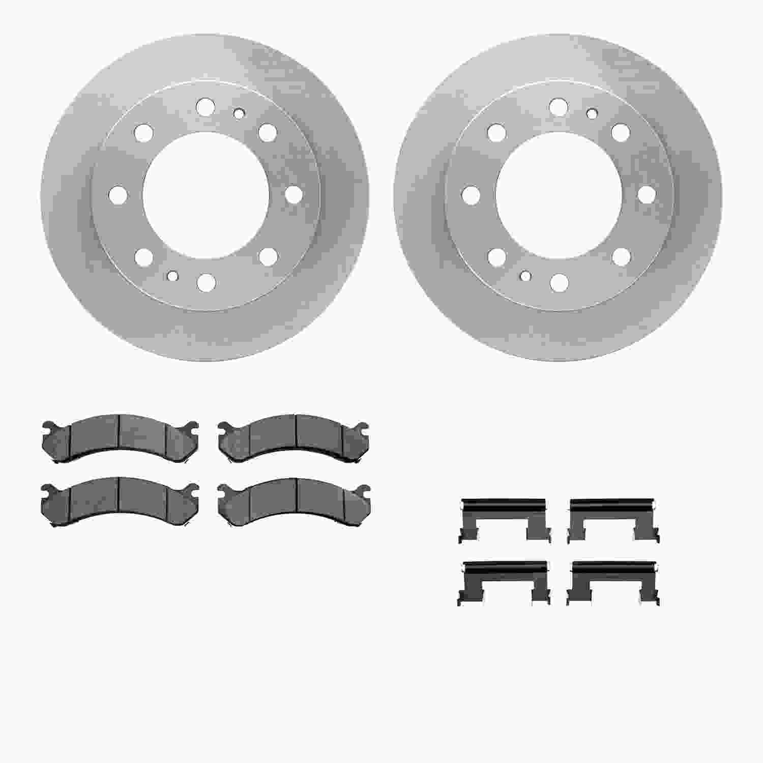 Dynamic Friction Company Disc Brake Pad and Rotor / Drum Brake Shoe and Drum Kit 6312-48037