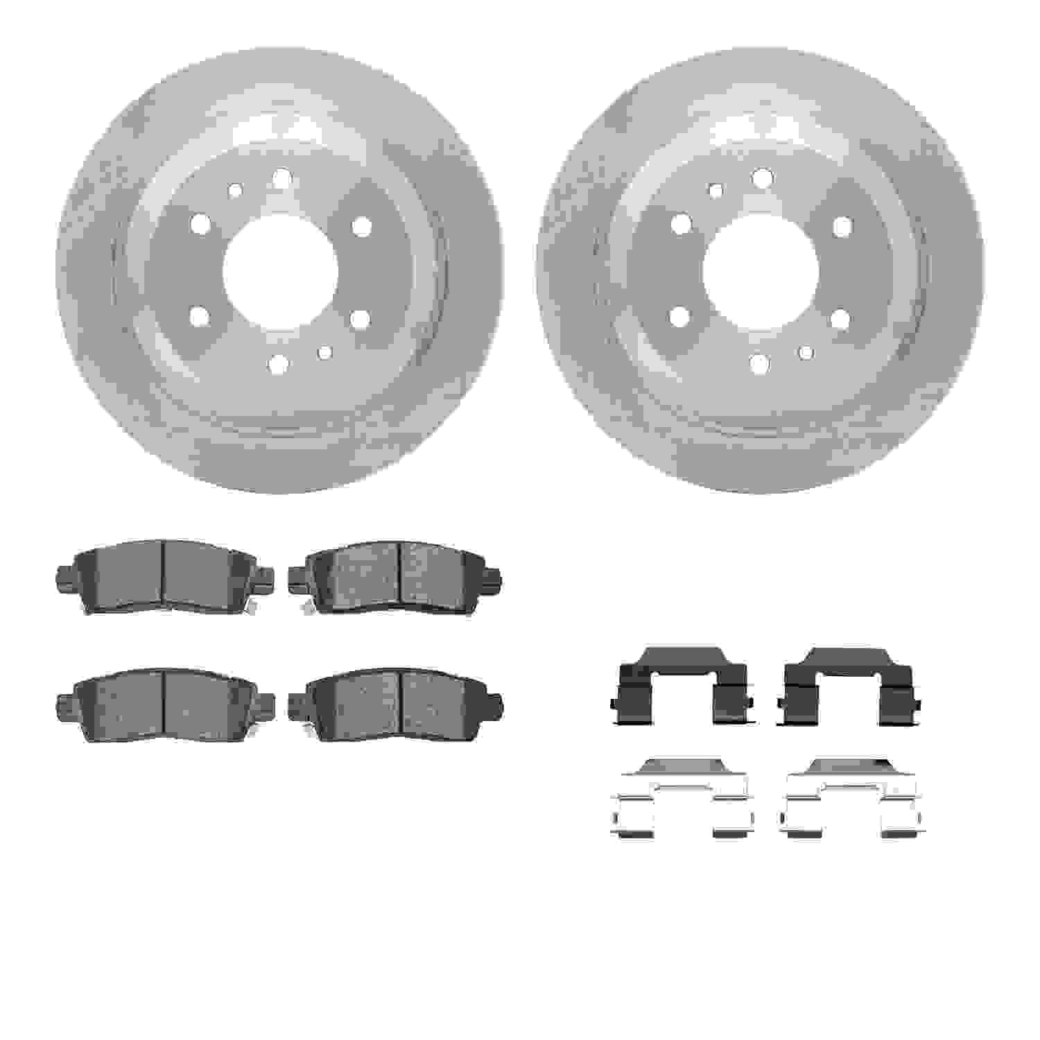 Dynamic Friction Company Disc Brake Pad and Rotor / Drum Brake Shoe and Drum Kit 6312-48048