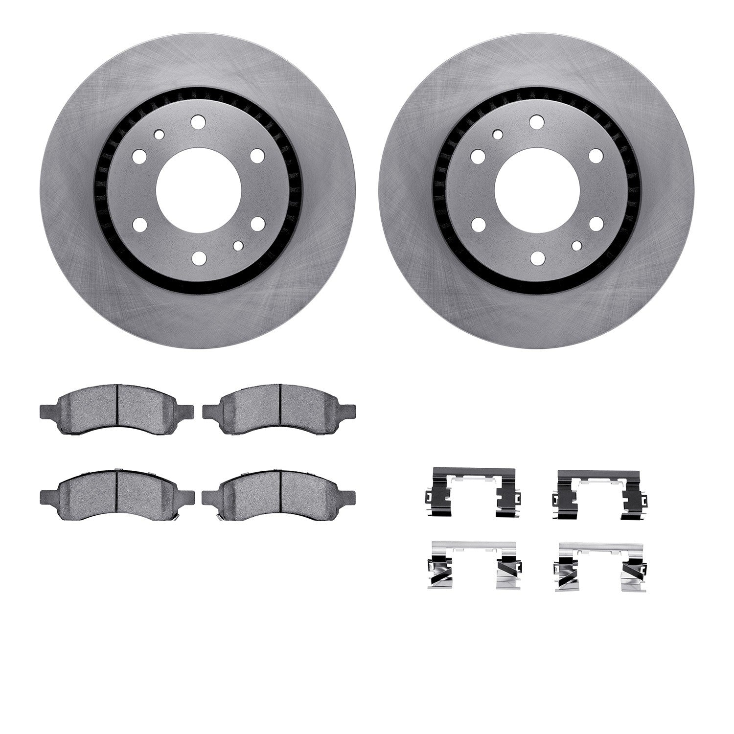 Dynamic Friction Company Disc Brake Pad and Rotor / Drum Brake Shoe and Drum Kit 6312-48059