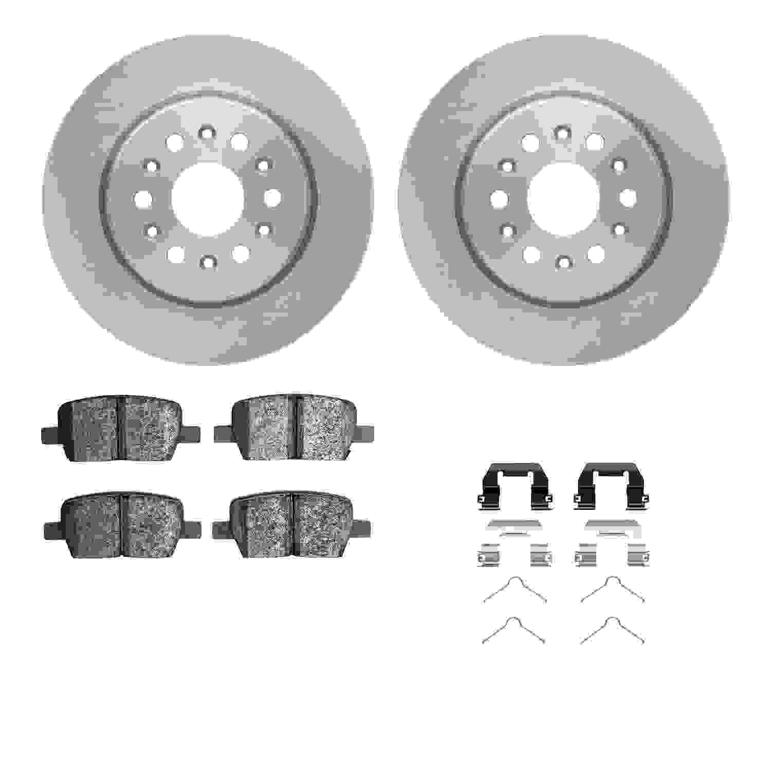 Dynamic Friction Company Disc Brake Pad and Rotor / Drum Brake Shoe and Drum Kit 6312-48074