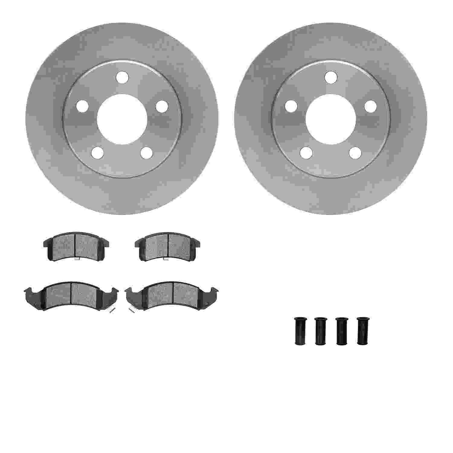 Dynamic Friction Company Disc Brake Pad and Rotor / Drum Brake Shoe and Drum Kit 6312-52008