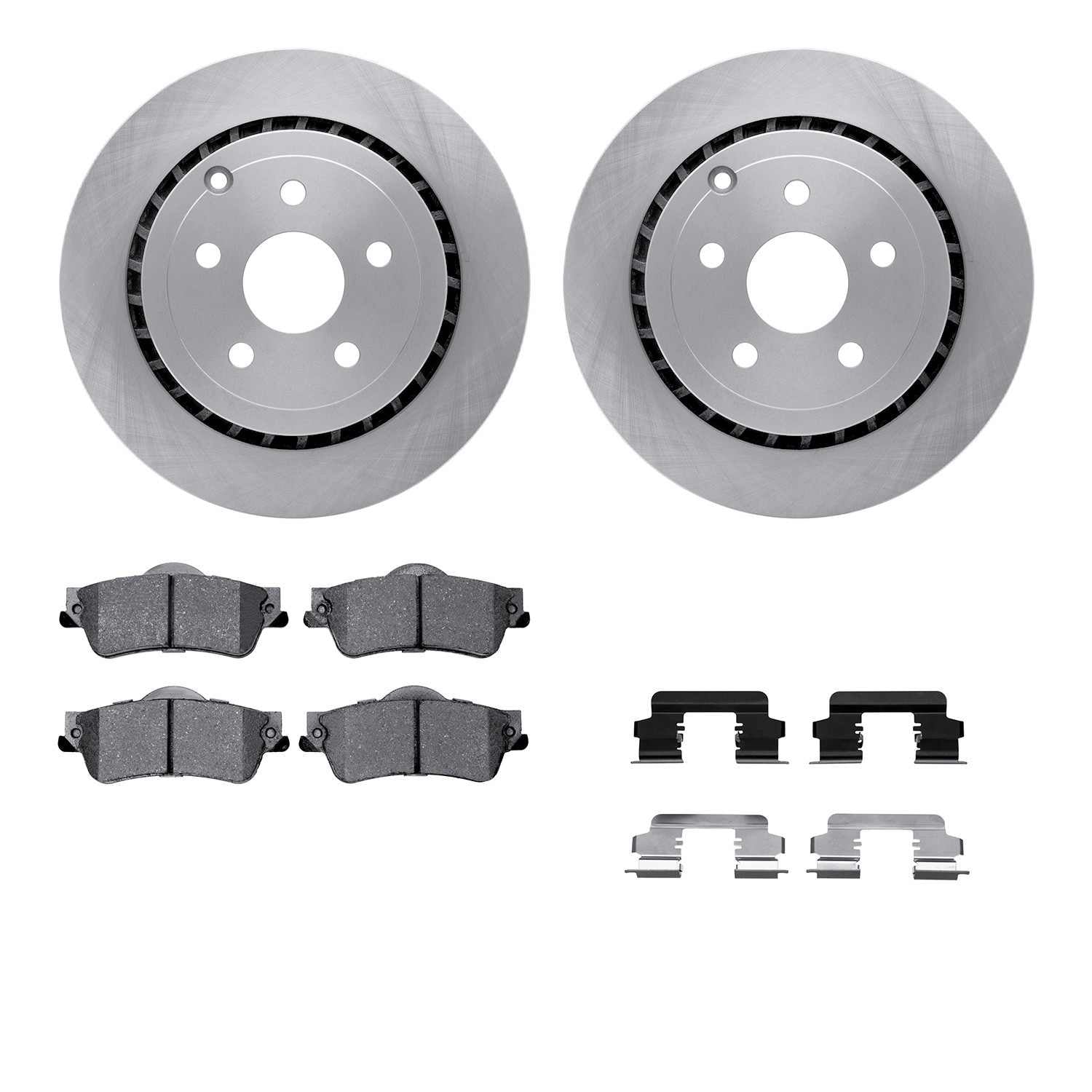 Dynamic Friction Company Disc Brake Pad and Rotor / Drum Brake Shoe and Drum Kit 6312-52026