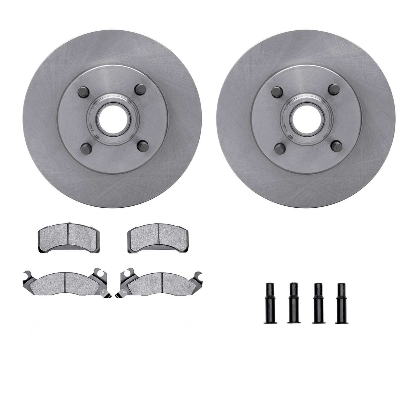 Dynamic Friction Company Disc Brake Pad and Rotor / Drum Brake Shoe and Drum Kit 6312-54042