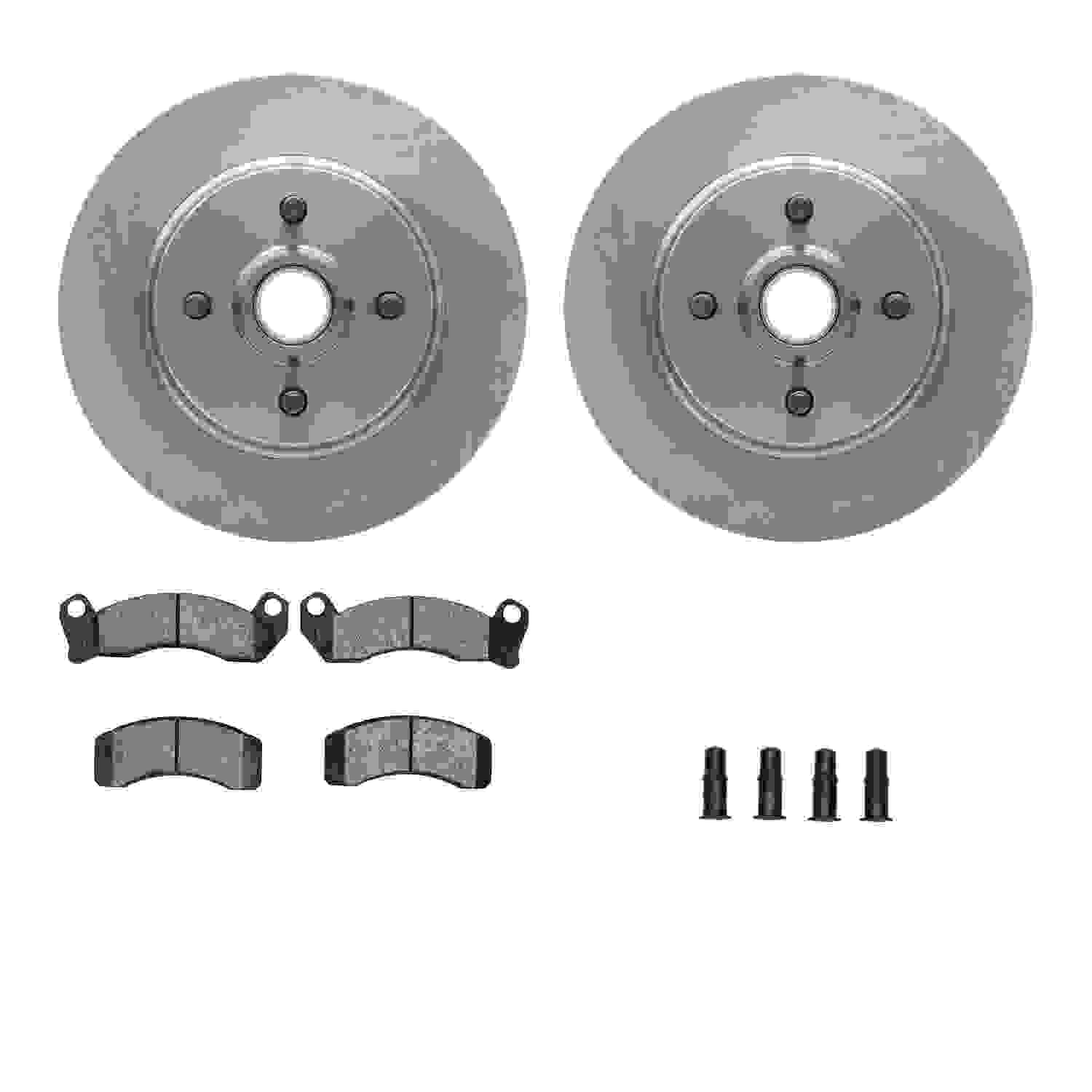 Dynamic Friction Company Disc Brake Pad and Rotor / Drum Brake Shoe and Drum Kit 6312-54072