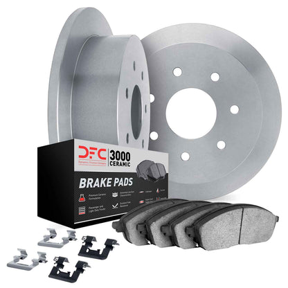 Dynamic Friction Company Disc Brake Pad and Rotor / Drum Brake Shoe and Drum Kit 6312-54121