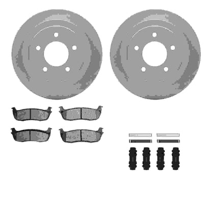 Dynamic Friction Company Disc Brake Pad and Rotor / Drum Brake Shoe and Drum Kit 6312-54122