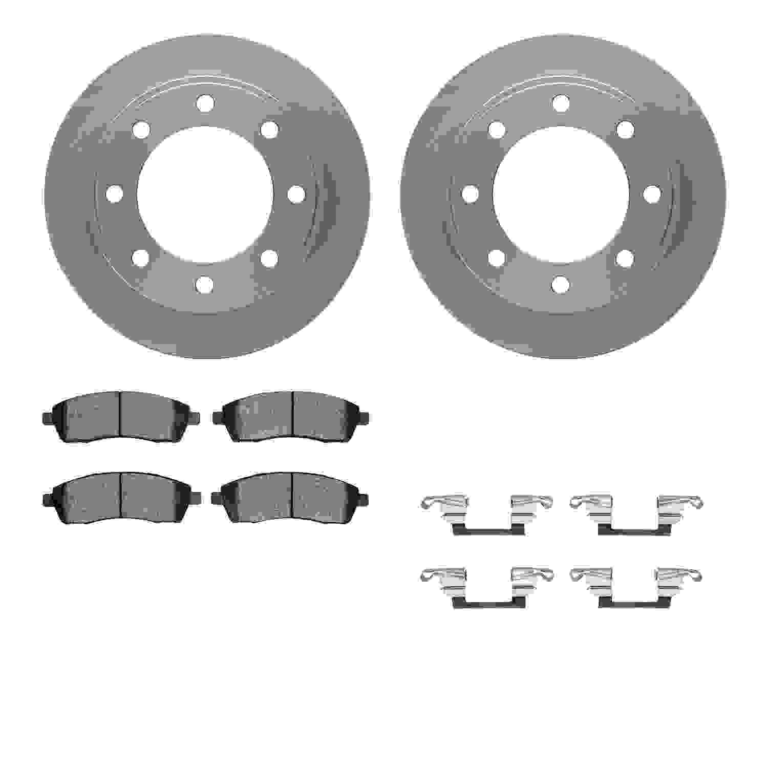 Dynamic Friction Company Disc Brake Pad and Rotor / Drum Brake Shoe and Drum Kit 6312-54131