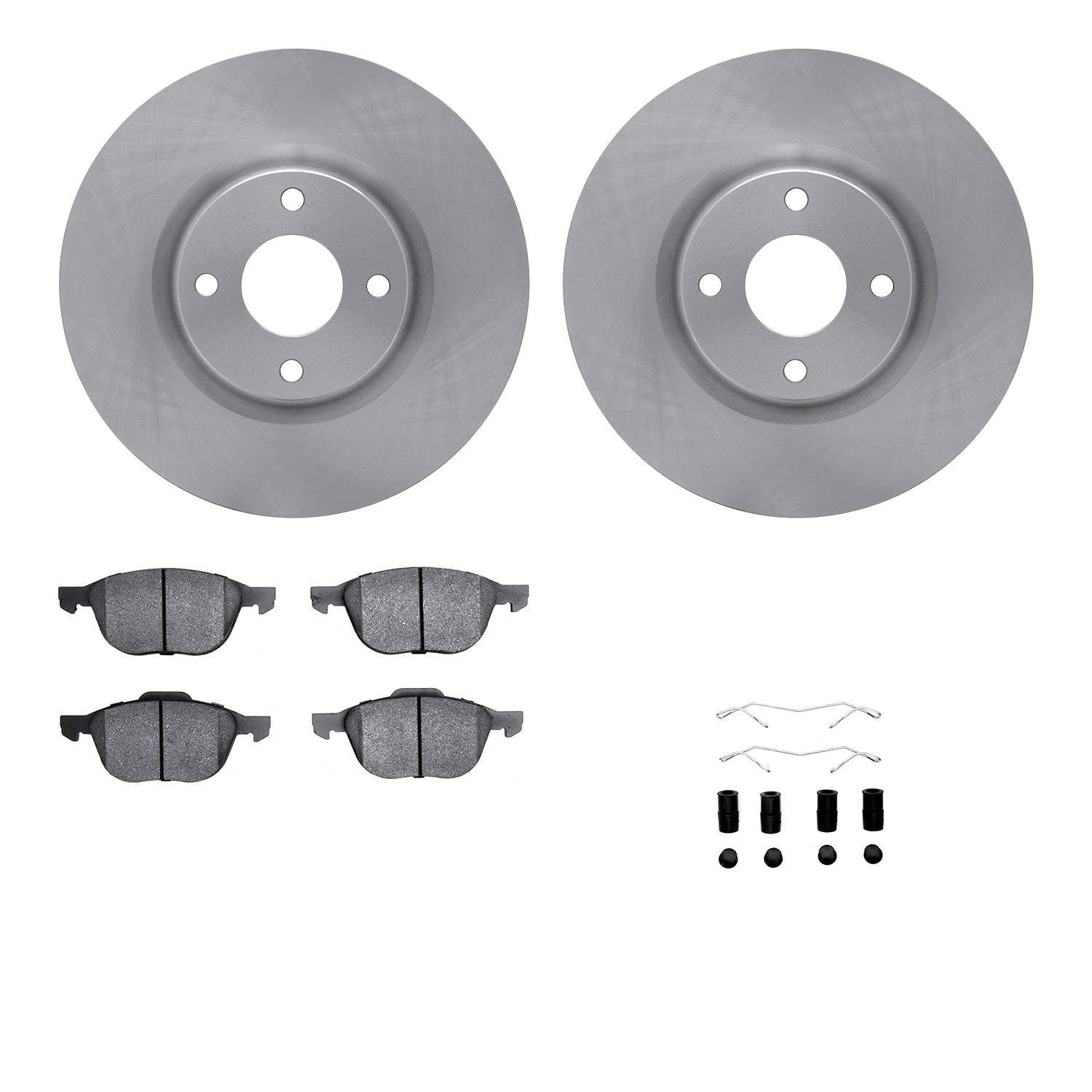 Dynamic Friction Company Disc Brake Pad and Rotor / Drum Brake Shoe and Drum Kit 6312-54169