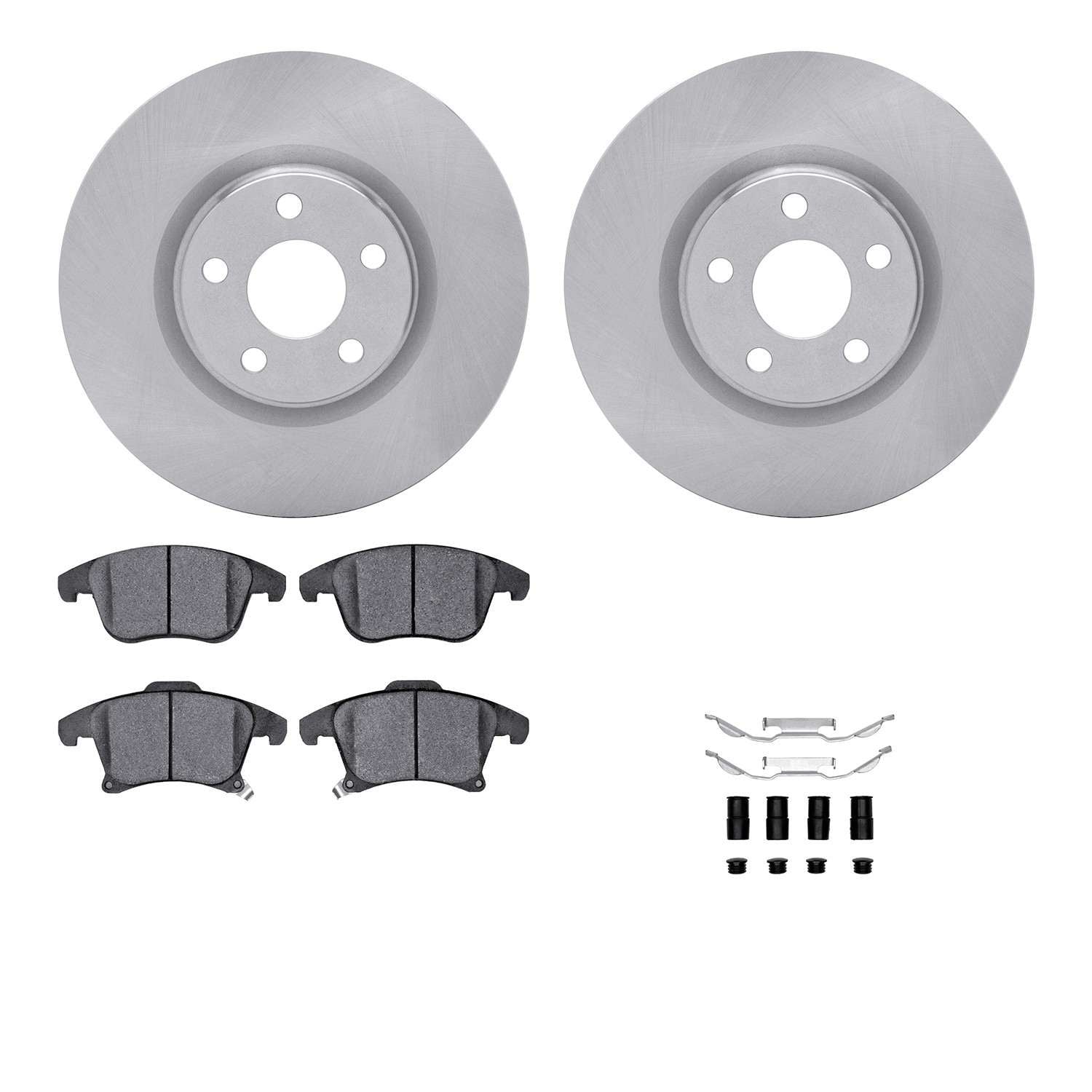 Dynamic Friction Company Disc Brake Pad and Rotor / Drum Brake Shoe and Drum Kit 6312-54219