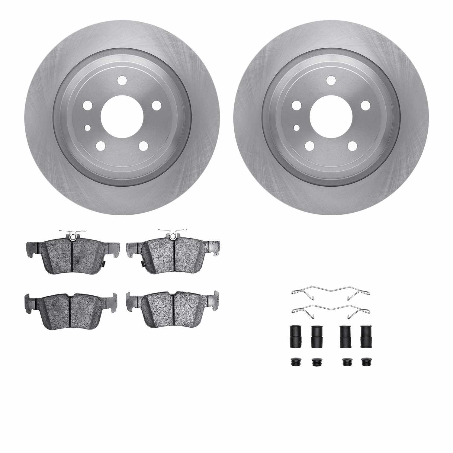 Dynamic Friction Company Disc Brake Pad and Rotor / Drum Brake Shoe and Drum Kit 6312-54220