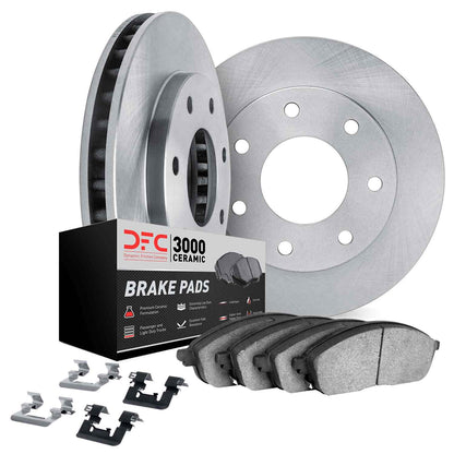 Dynamic Friction Company Disc Brake Pad and Rotor / Drum Brake Shoe and Drum Kit 6312-54225