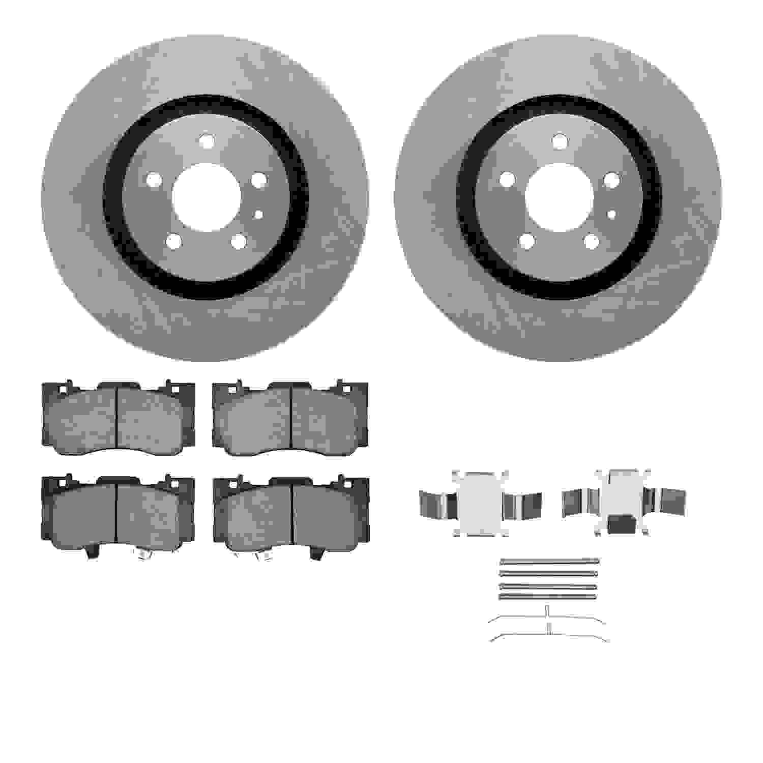 Dynamic Friction Company Disc Brake Pad and Rotor / Drum Brake Shoe and Drum Kit 6312-54228