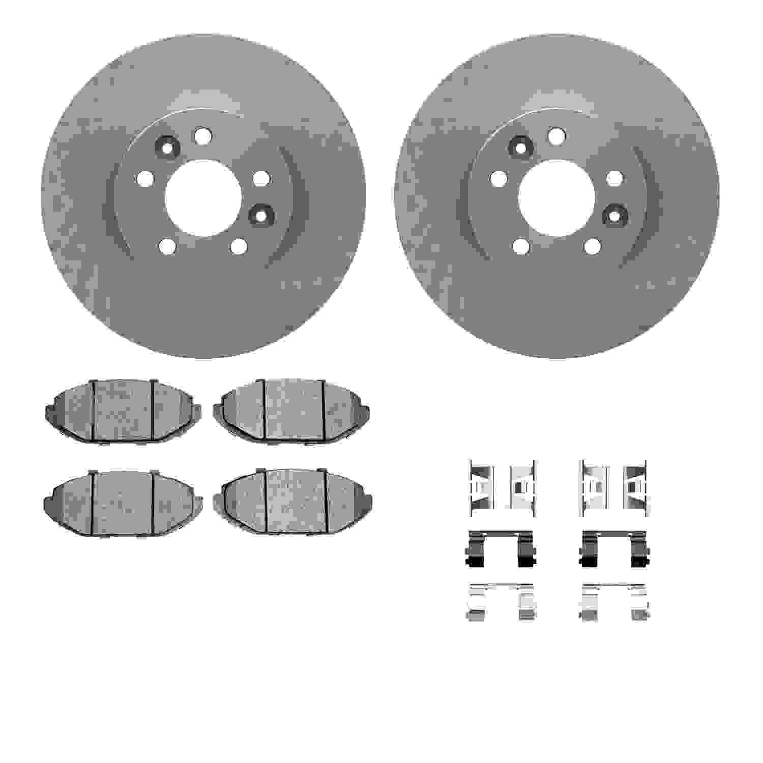 Dynamic Friction Company Disc Brake Pad and Rotor / Drum Brake Shoe and Drum Kit 6312-56026